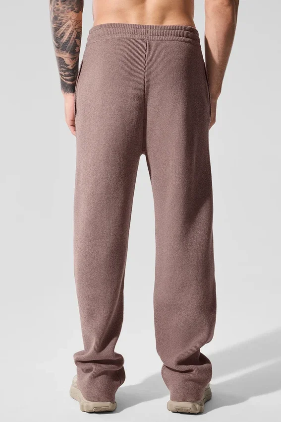 Pantalon de jogging Scholar à coupe droite - Gris champignon chiné