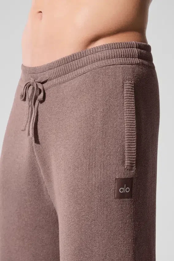 Pantalon de jogging Scholar à coupe droite - Gris champignon chiné