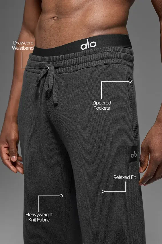 Pantalon de jogging Scholar à jambes droites - Anthracite