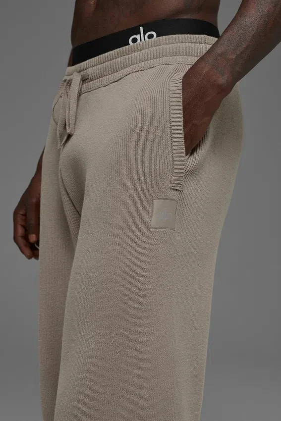 Pantalon de jogging Scholar à jambes droites - Cacao clair