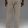 Pantalon de jogging Scholar à jambes droites - Cacao clair