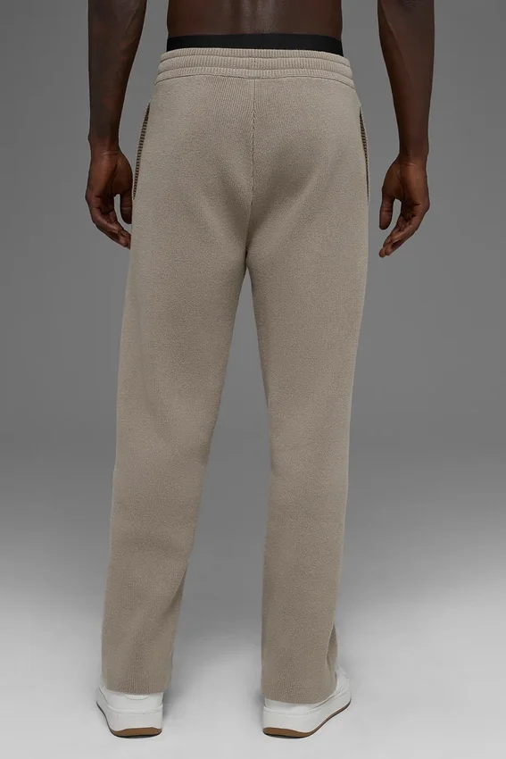 Pantalon de jogging Scholar à jambes droites - Cacao clair