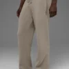 Pantalon de jogging Scholar à jambes droites - Cacao clair