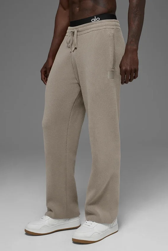 Pantalon de jogging Scholar à jambes droites - Cacao clair