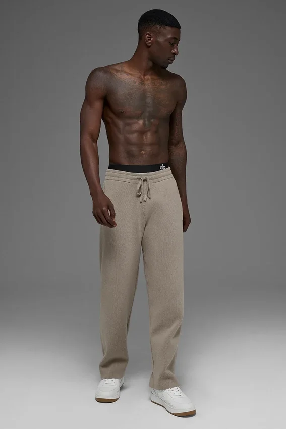 Pantalon de jogging Scholar à jambes droites - Cacao clair