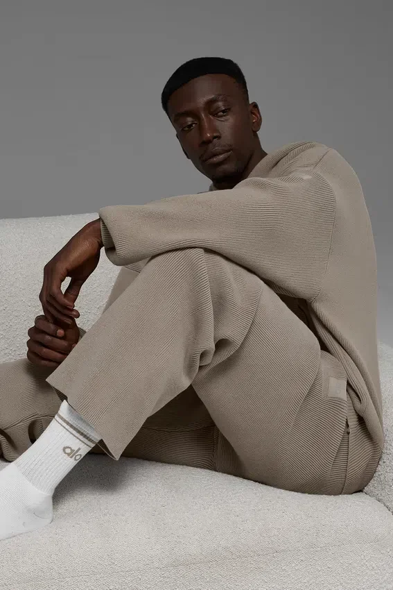Pantalon de jogging Scholar à jambes droites - Cacao clair