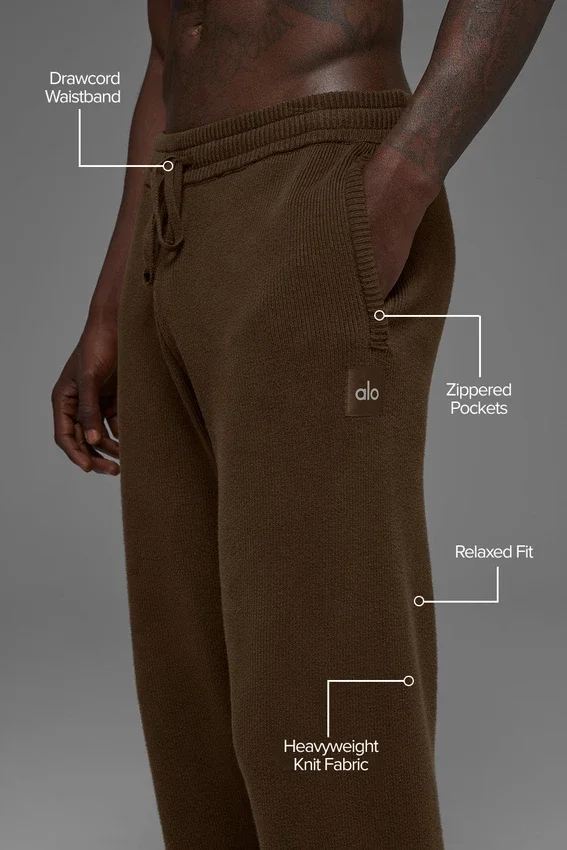 Pantalon de jogging Scholar à jambes droites - Espresso