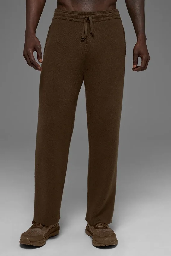 Pantalon de jogging Scholar à jambes droites - Espresso
