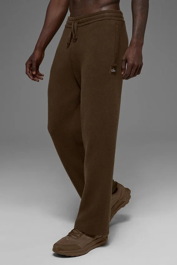 Pantalon de jogging Scholar à jambes droites - Espresso