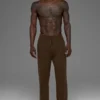 Pantalon de jogging Scholar à jambes droites - Espresso