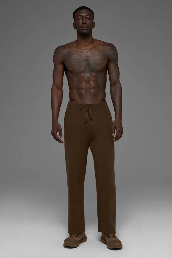 Pantalon de jogging Scholar à jambes droites - Espresso