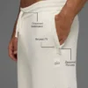 Pantalon de jogging Scholar à jambes droites - Ivoire