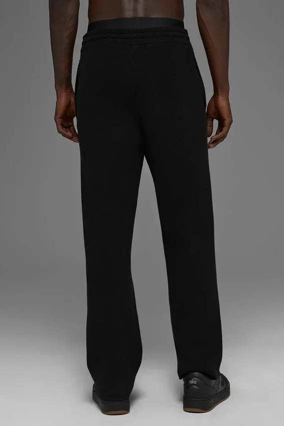Pantalon de jogging Scholar à jambes droites - Noir
