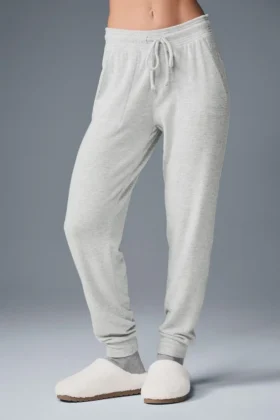 Pantalon de jogging Soho – Gris chiné athlétique