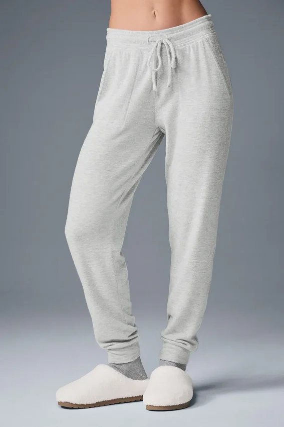 Pantalon de jogging Soho – Gris chiné athlétique