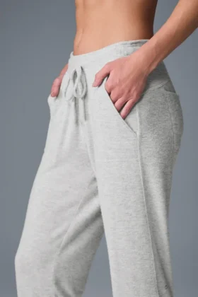 Pantalon de jogging Soho – Gris chiné athlétique