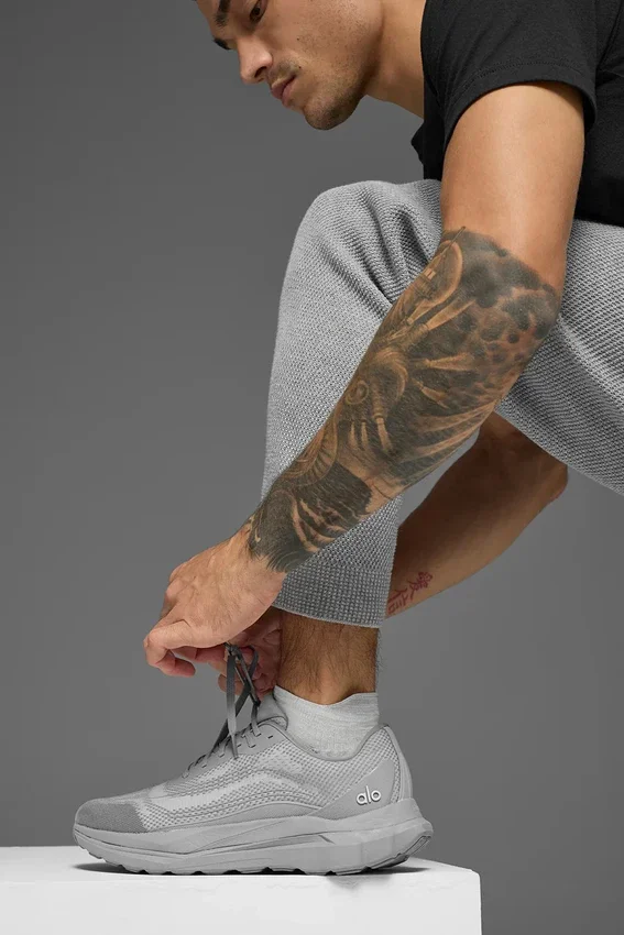Pantalon de jogging Sports Club - Gris chiné athlétique
