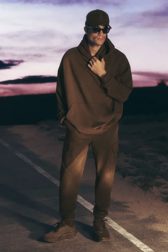 Pantalon de jogging suédé Edition - Espresso