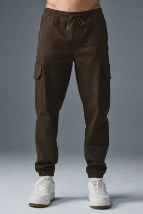 Pantalon de jogging suédé Edition – Espresso