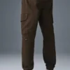 Pantalon de jogging suédé Edition - Espresso