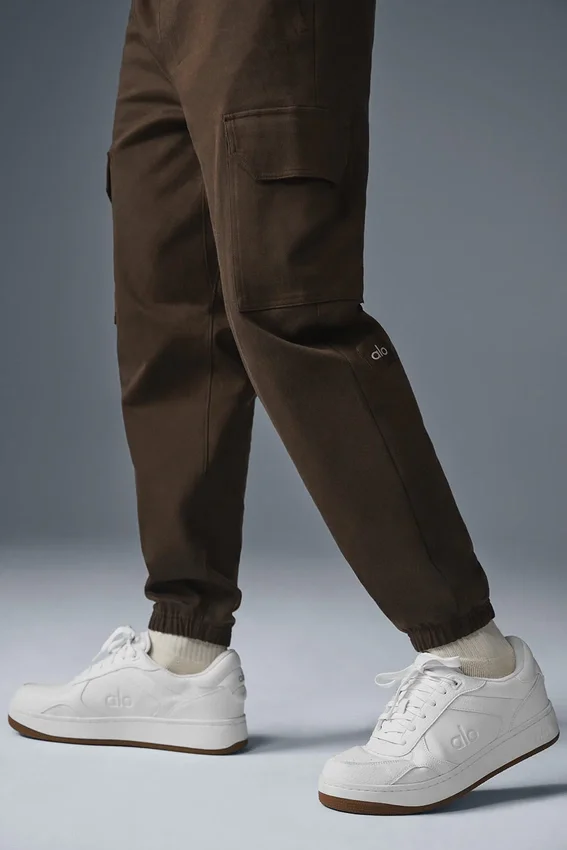Pantalon de jogging suédé Edition - Espresso