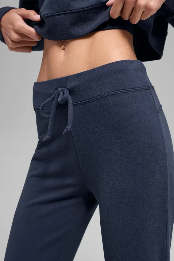 Pantalon de jogging Sway à coupe évasée - Bleu marine