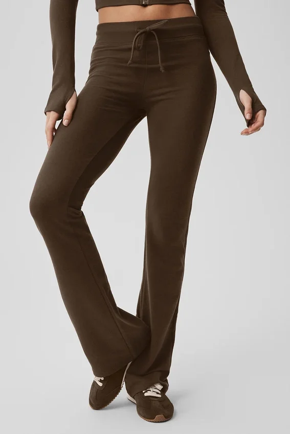Pantalon de jogging Sway à coupe évasée - Espresso