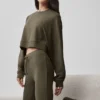 Pantalon de jogging Sway à coupe évasée - Olive Tree