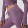 Pantalon de jogging Sway à coupe évasée - Prune
