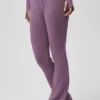 Pantalon de jogging Sway à coupe évasée - Prune