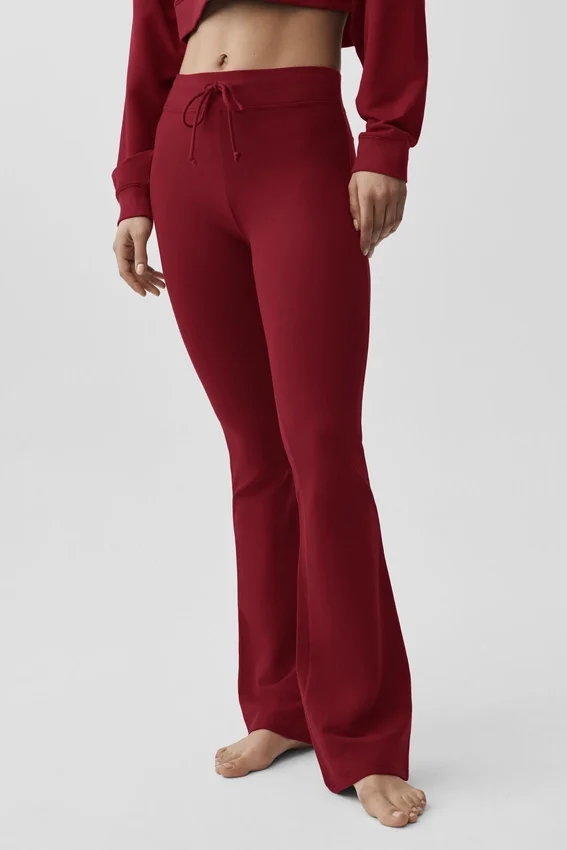 Pantalon de jogging Sway à coupe évasée - Rouge « Summer Romance »