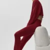 Pantalon de jogging Sway à coupe évasée - Rouge « Summer Romance »