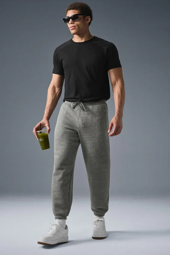 Pantalon de jogging Triumph Restore - Gris, mélange de trois matières