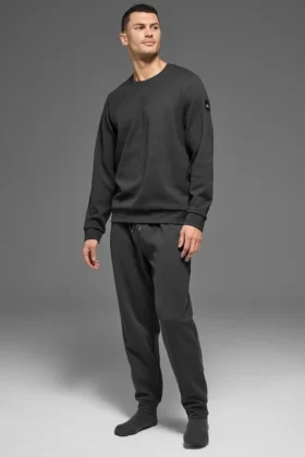 Pantalon de jogging Waffle Lounge – Anthracite