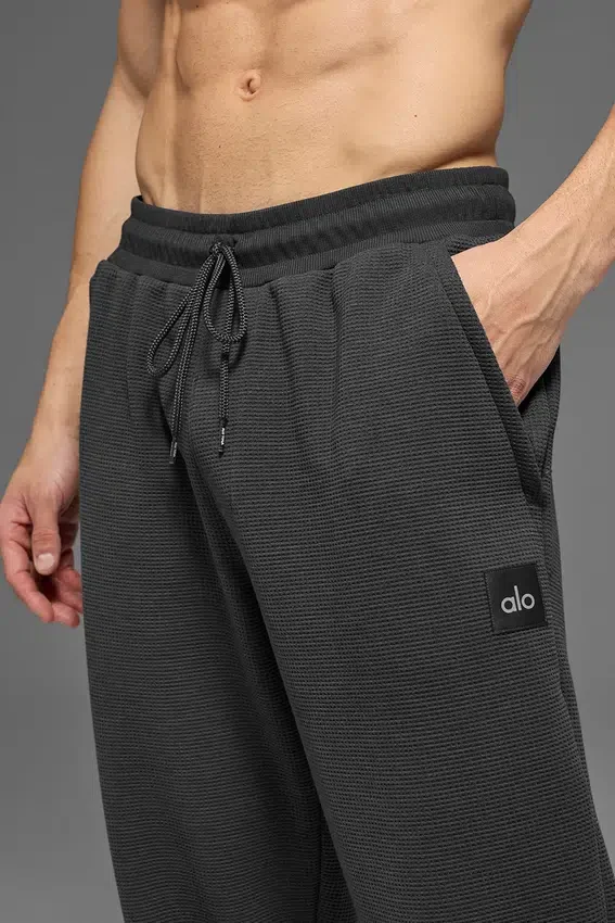 Pantalon de jogging Waffle Lounge – Anthracite