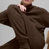 Pantalon de jogging Waffle Weekend Escape - Espresso