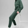 Pantalon de jogging Waffle Weekend Escape - Vert trèfle