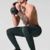 Pantalon de performance Conquer React - Vert anthracite