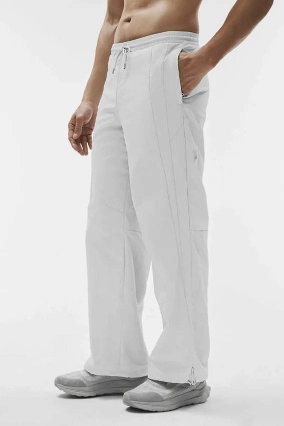 Pantalon de sport à jambes droites Takeaway – Titane