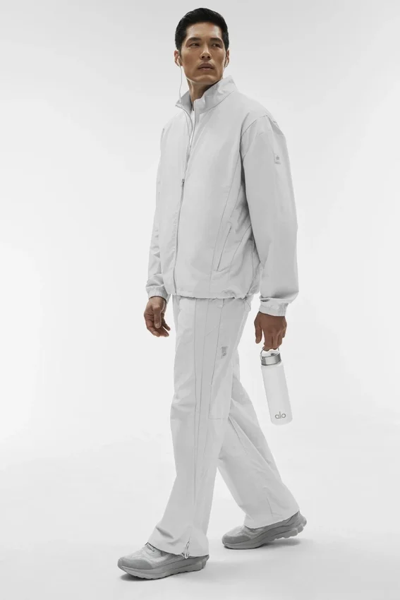 Pantalon de sport à jambes droites Takeaway – Titane