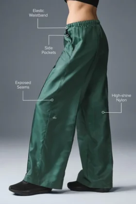 Pantalon de sport à jambes larges Afterglow – Winter Ivy