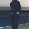 Pantalon de sport Takeaway à coupe droite - Noir