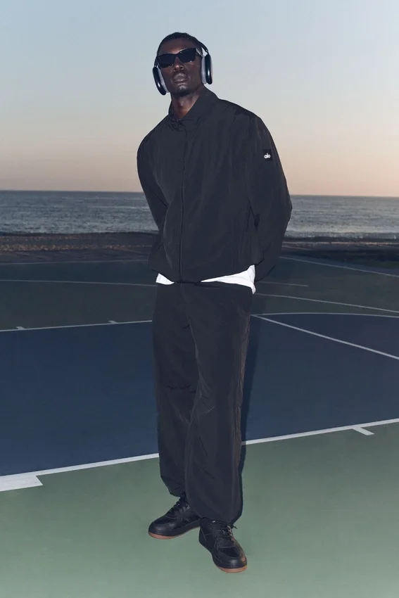 Pantalon de sport Takeaway à coupe droite - Noir