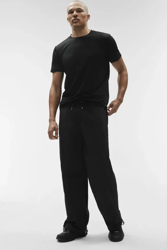 Pantalon de sport Takeaway à coupe droite - Noir