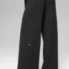 Pantalon droit Dreamlight à taille mi-haute - Noir