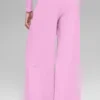 Pantalon droit Dreamlight à taille mi-haute - Rose Candy Heart
