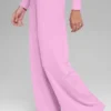 Pantalon droit Dreamlight à taille mi-haute - Rose Candy Heart