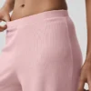 Pantalon droit Dreamlight à taille mi-haute - Rose vintage