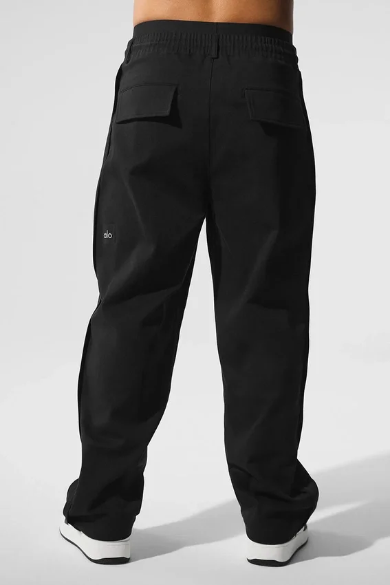 Pantalon droit Edition Sueded - Noir