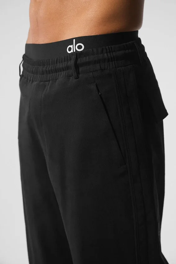 Pantalon droit Edition Sueded - Noir